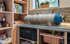 A LifeSaver C1 purifier installed on a kitchen work top
