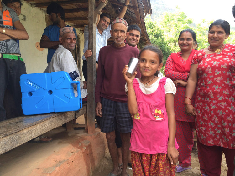 A LifeSaver Jerrycan used by locals in Nepal