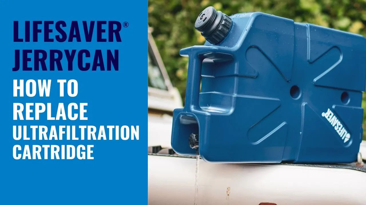 How to replace the filter cartridge in your LifeSaver Jerrycan